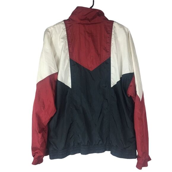 Vintage London Fog Track Jacket Size Small Color Block Nylon Windbreaker - Picture 2 of 14